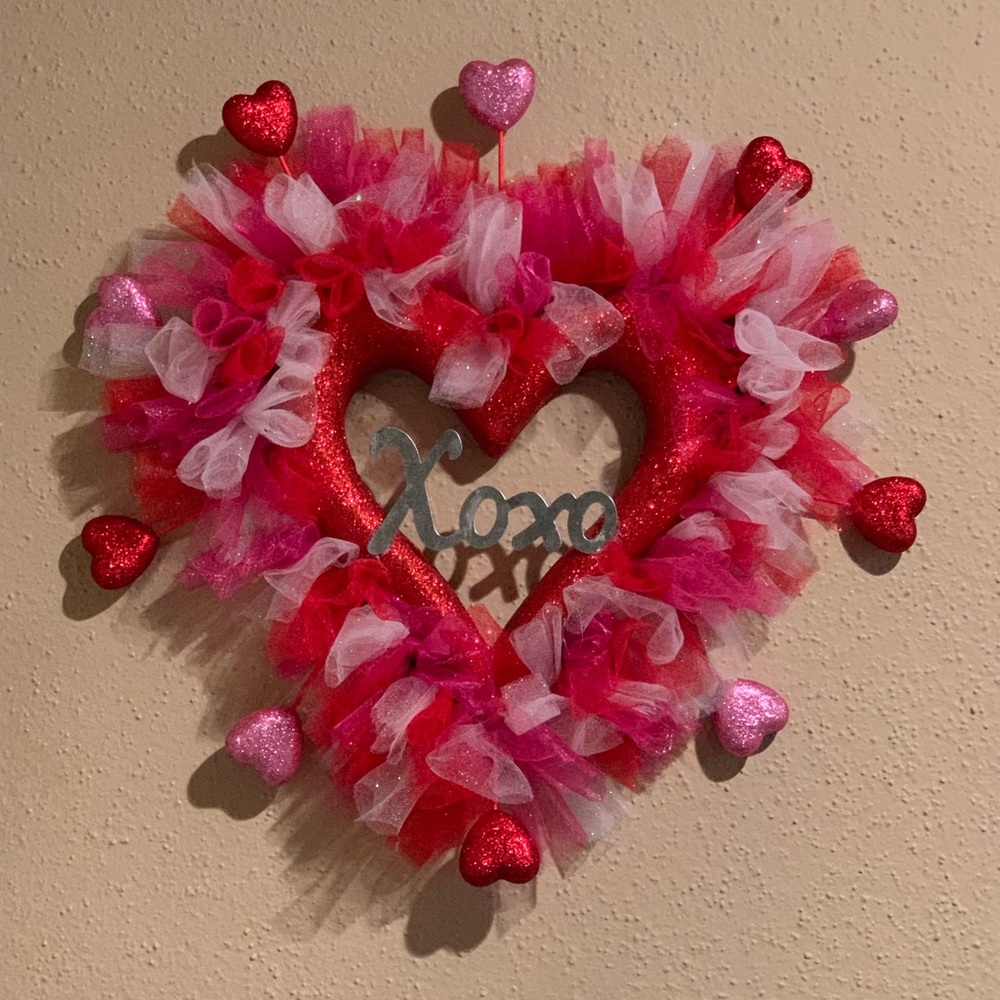 Valentine’s day wreath